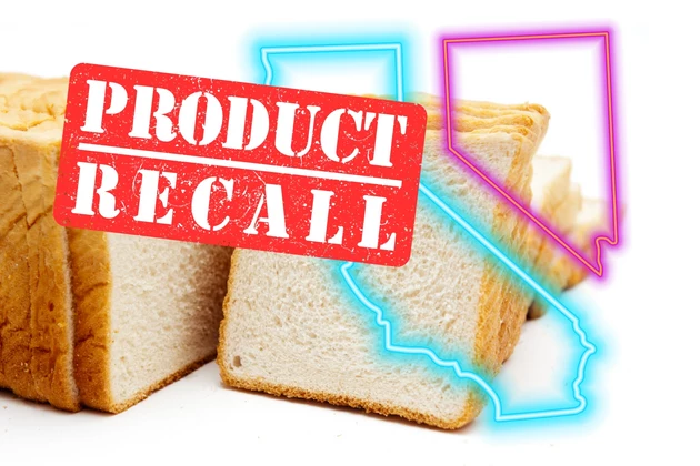 sliced bread, product recall words, neon outlines of California and Nevada