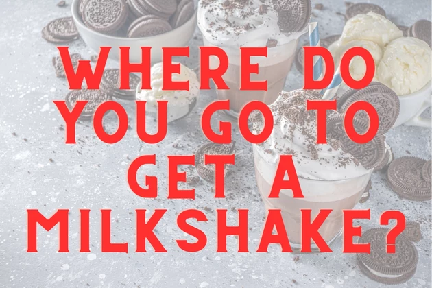 background of oreos and milkshake with red words in front