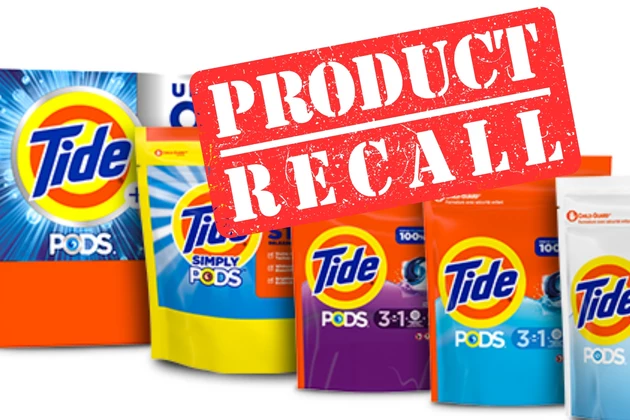 tide cleaning pods packages and the words product recall